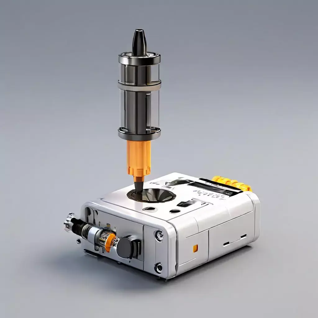 SciFi Fueling Device 3D Model Low-poly 3D model