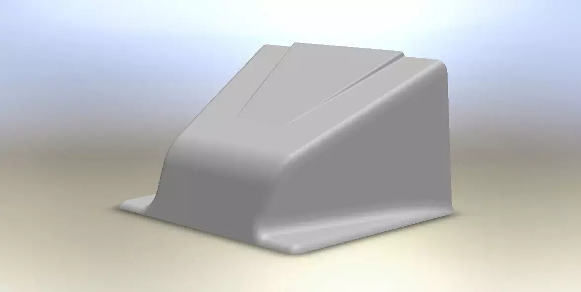 Spoiler for Truck 3D model