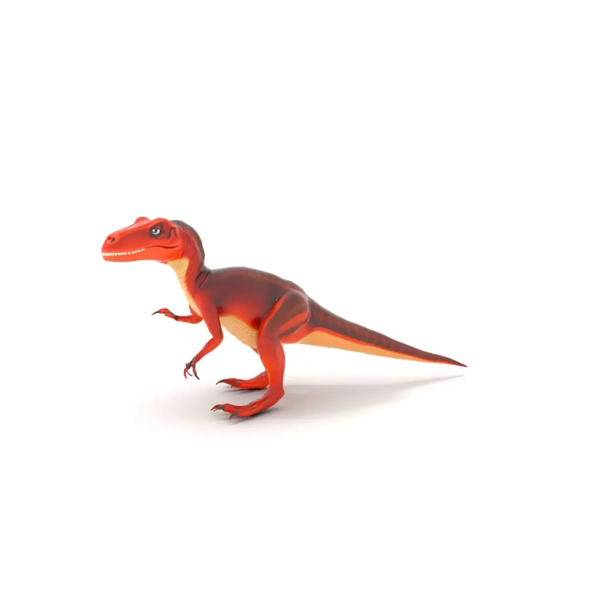 Ferocious Raptor Dinosaur model pack Low-poly 3D model