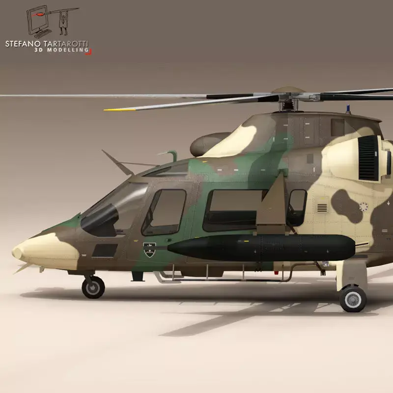 AW109LUH South Africa 3D model