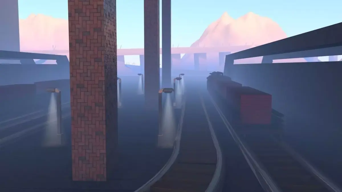train station Free low-poly 3D model