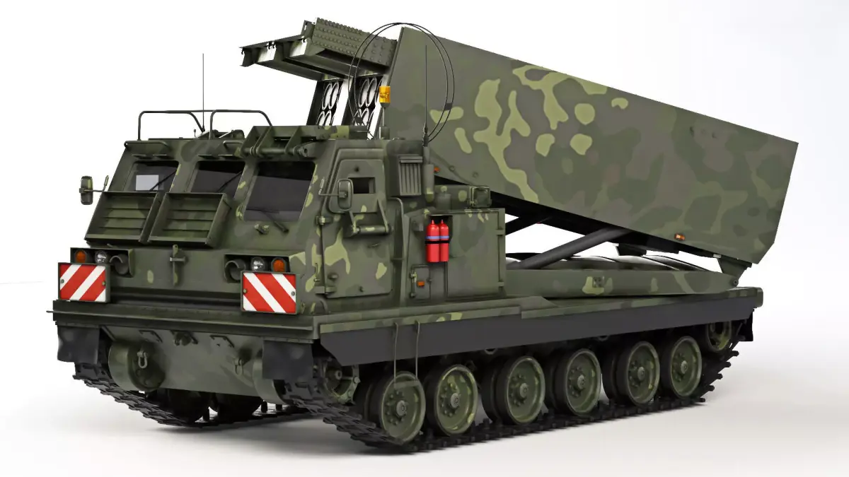 MLRS Mars II 1996 3D model