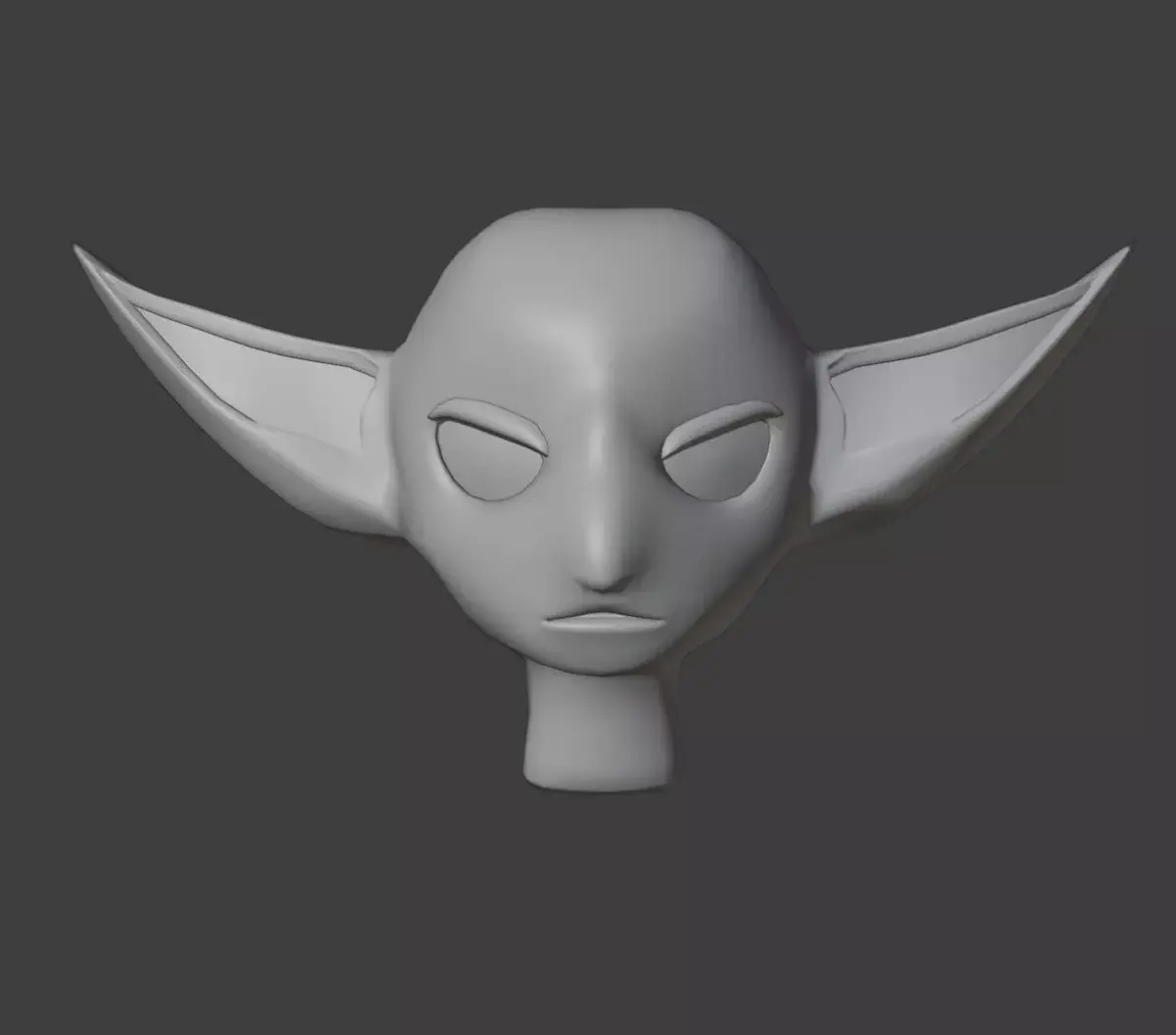 Godlin head Low-poly 3D model
