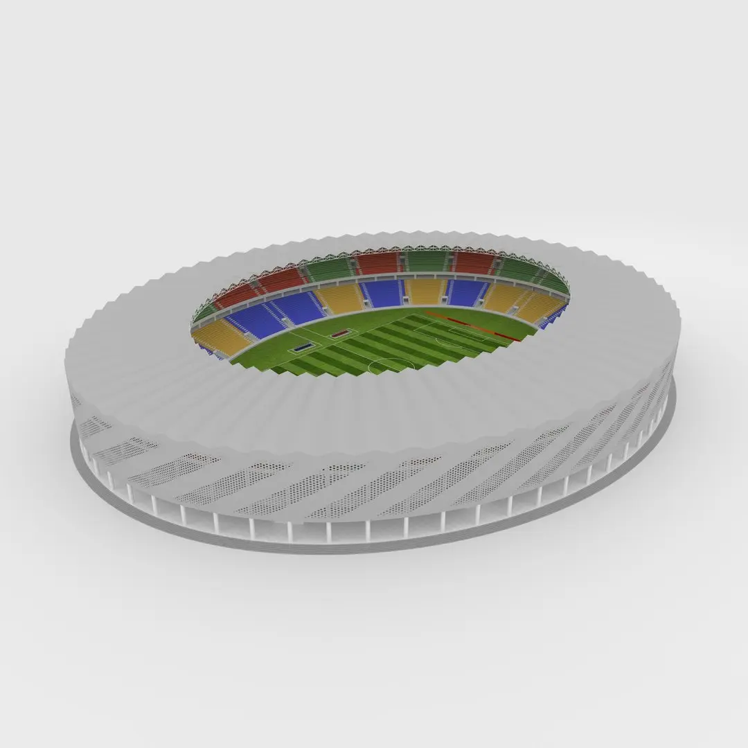 Soccer Stadium 02 3D model purchase