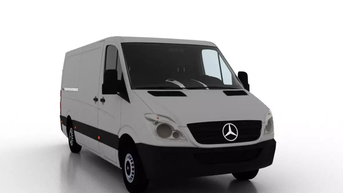 Mercedes Benz Sprinter L2H1 2009 Cargo EU 3D model