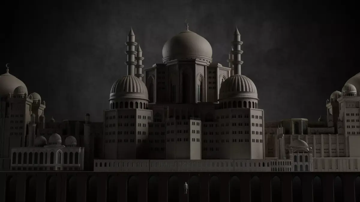 3d mahal shah palace in abu dhabi 3D model