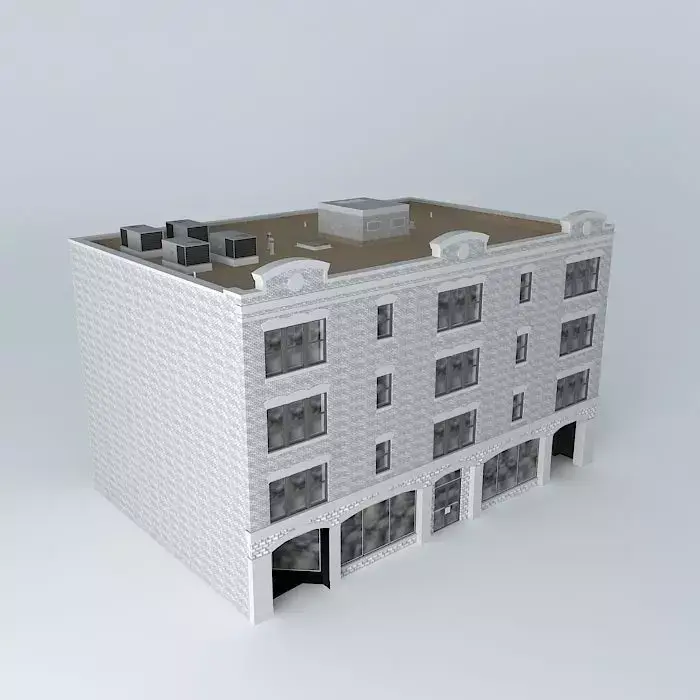 Studio House Apartments Free 3D model