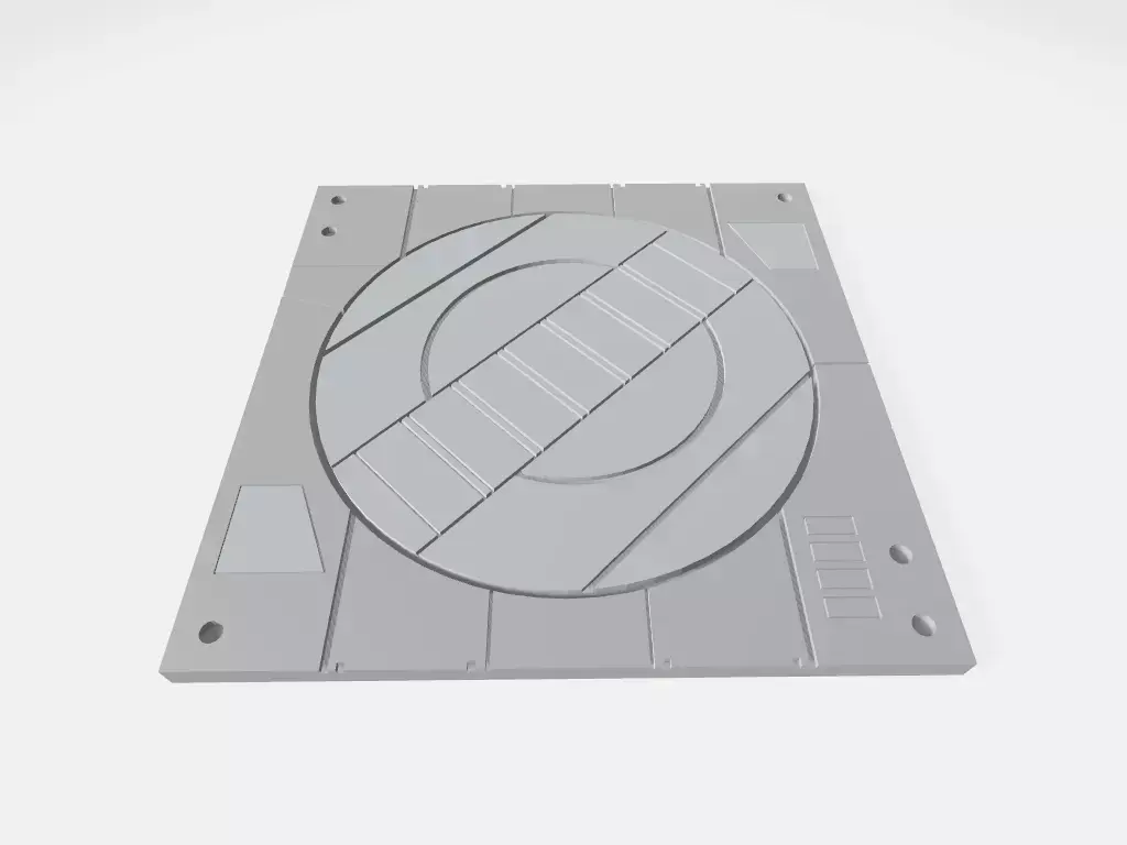 Mecha Hangar Bay Base -MHB01 B-only- Free 3D print model