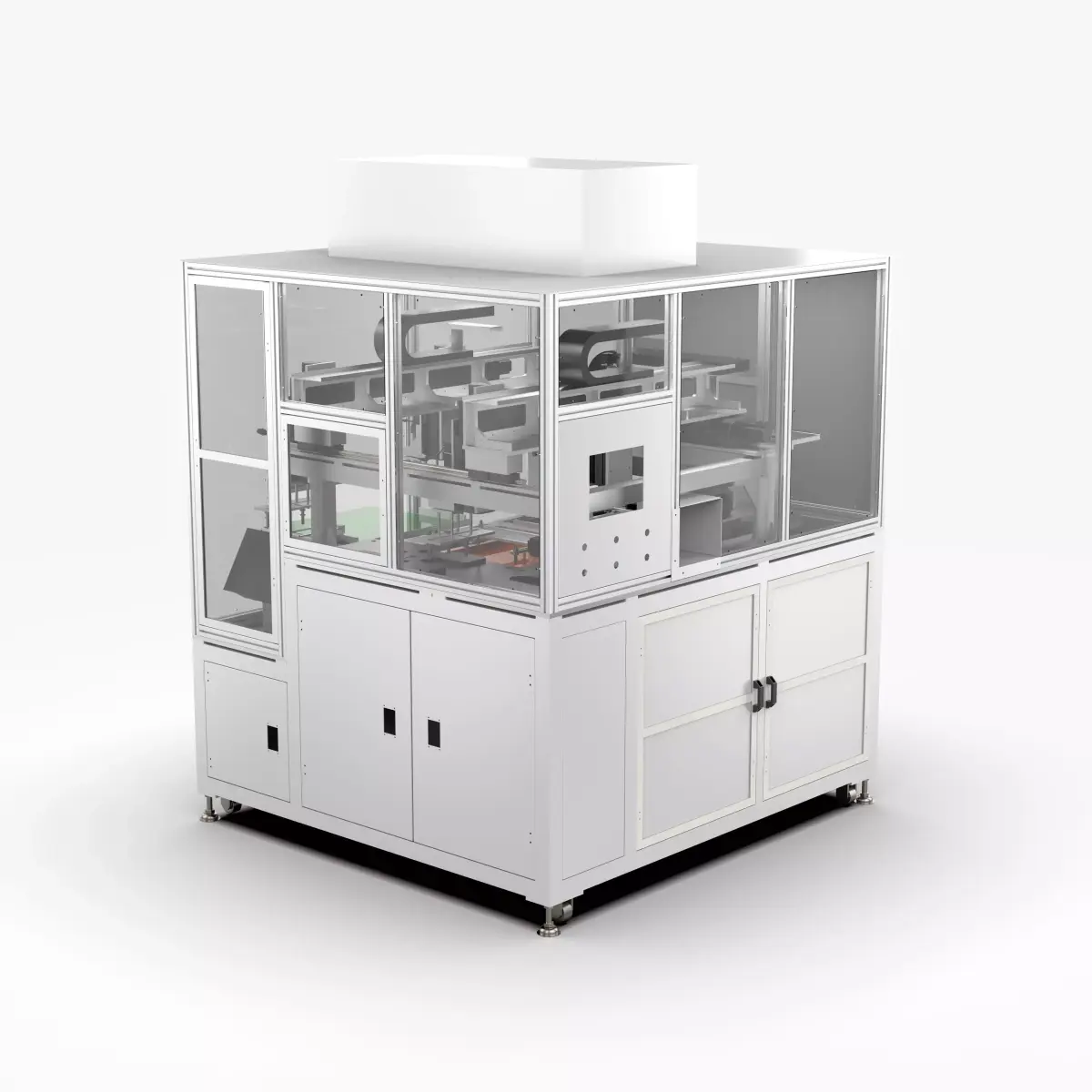 Automatic PCB Flat Plate Loading Machine 3D model