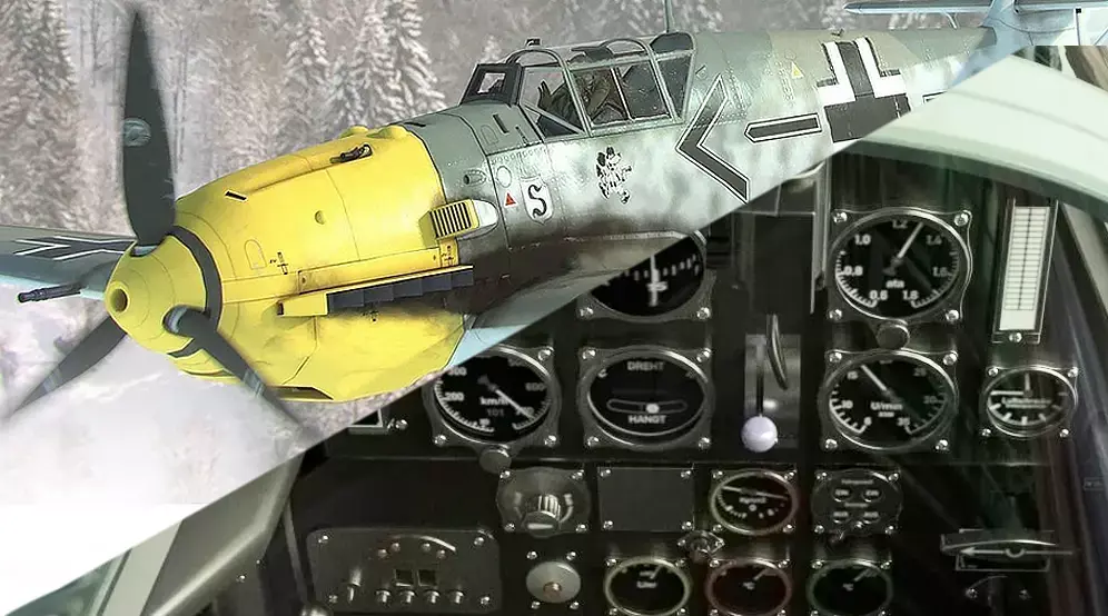 Bf109 E3 Low-poly 3D model