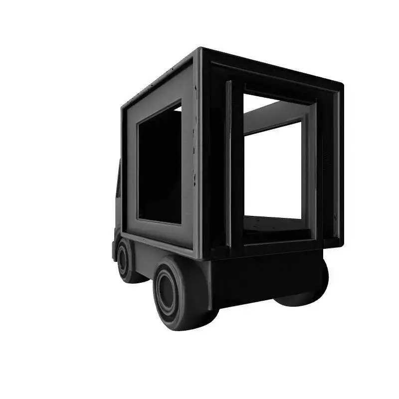 Decorative Van Truck Tail Model 3D print model