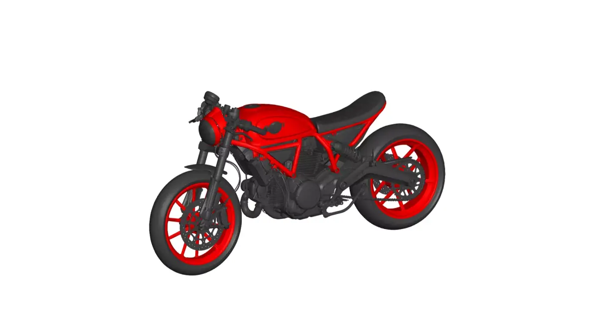 Ducati Scrambler   3D model