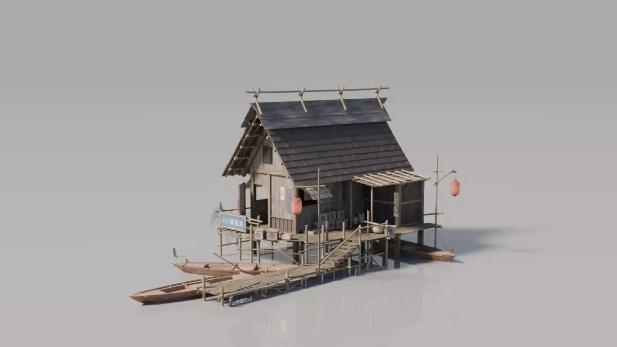 Traditional Japanese House 20 3D model