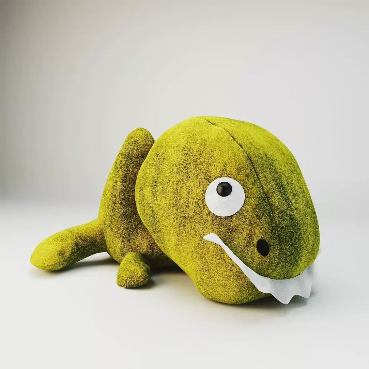 T-rex Cute Plush Doll 3D model