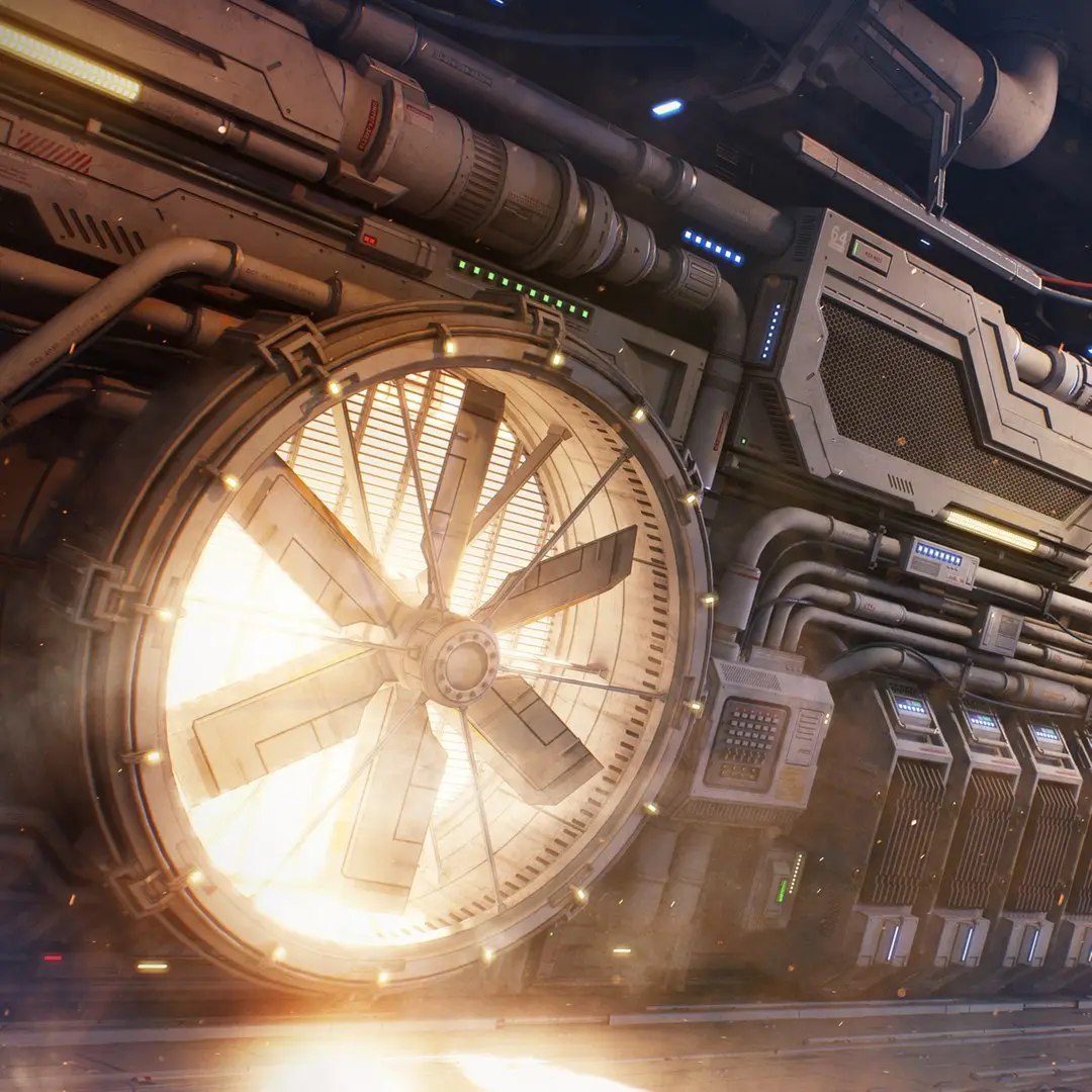 Sci-Fi Architecture Panels Kit Vol 04-PBR 3D model