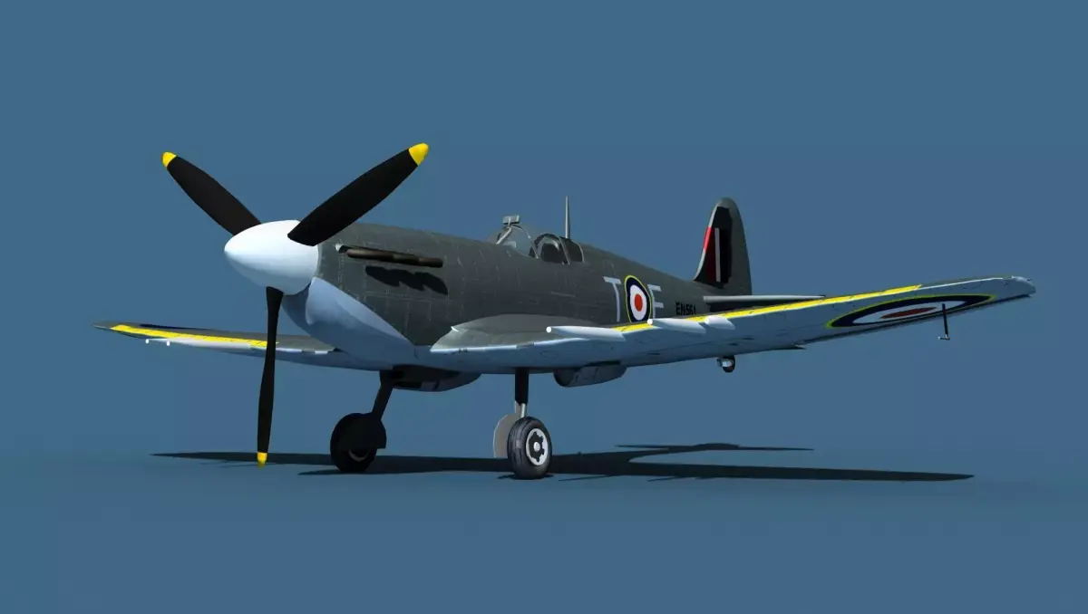 Supermarine Spitfire Mk5C V06 RAF 3D model