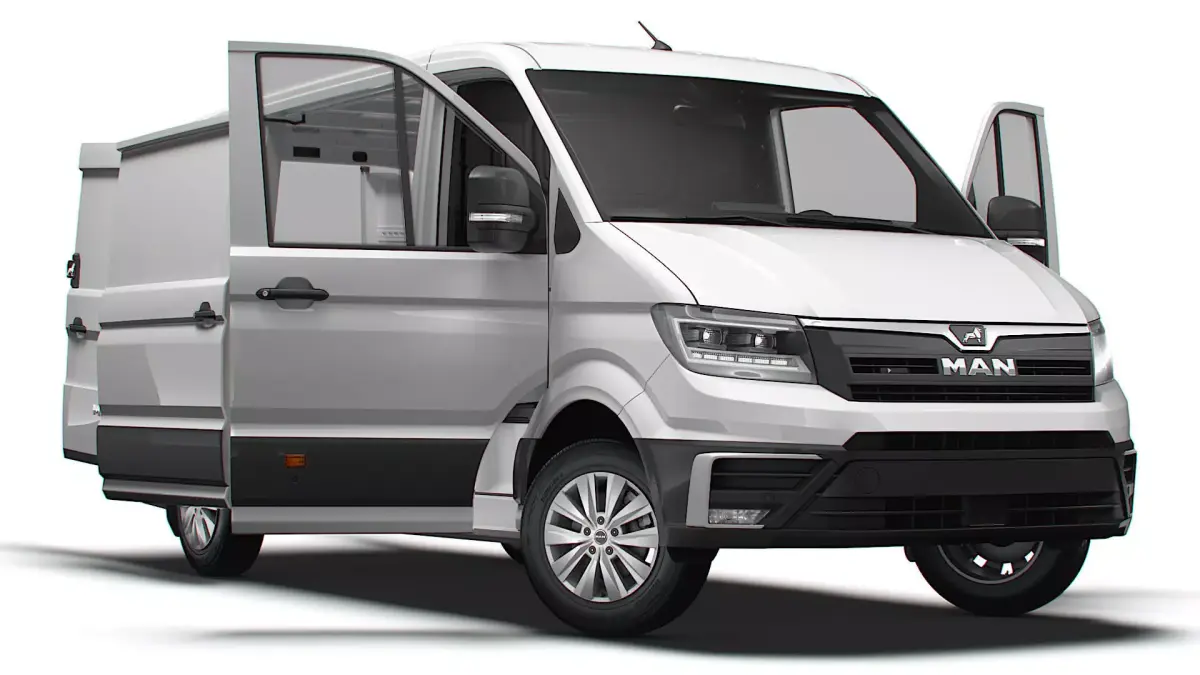 MAN TGE Van MWB LR HQInterior 2025 3D model
