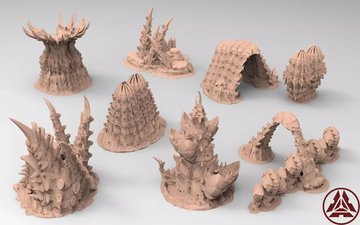 Tyty bug party terrain remix Part 8 Free 3D print model