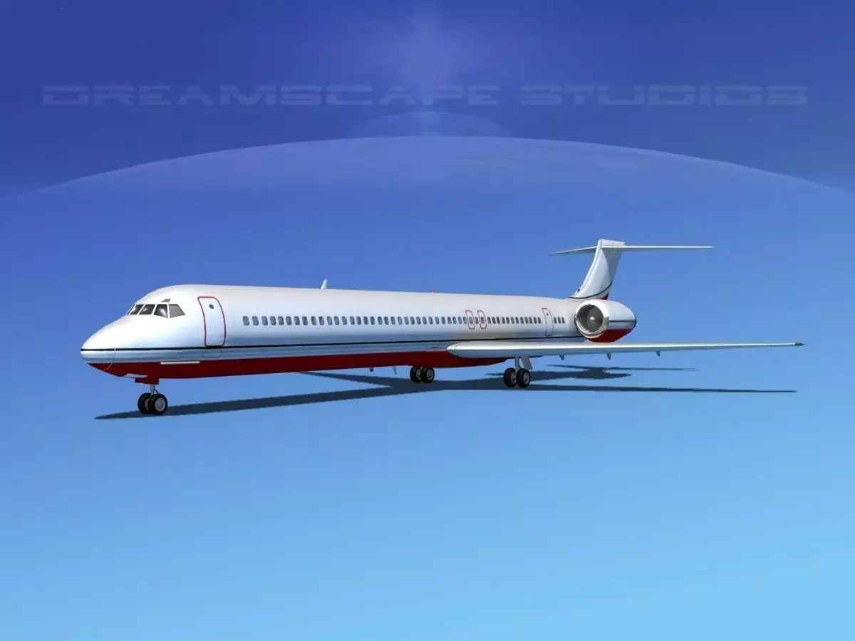 Douglas MD-80 Corporate 4 3D model