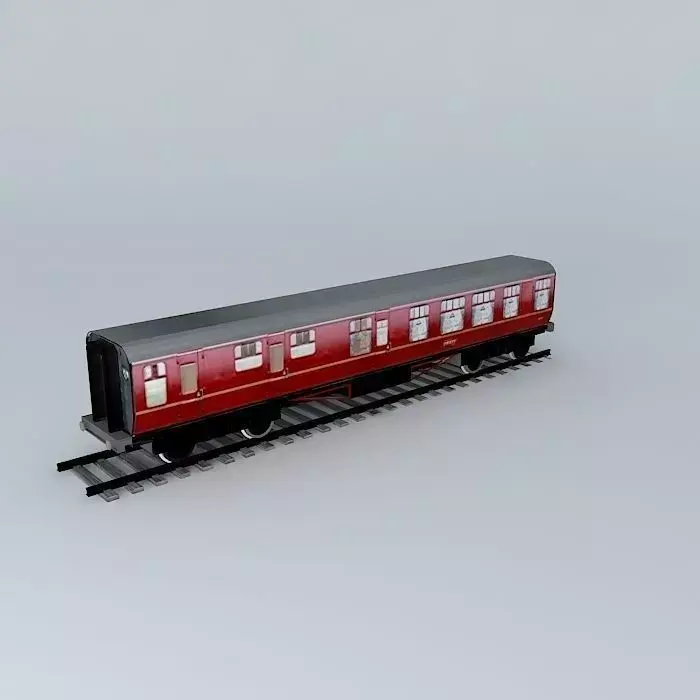 Eco Rail Track Standard Dummy Old Steam Days Free 3D model