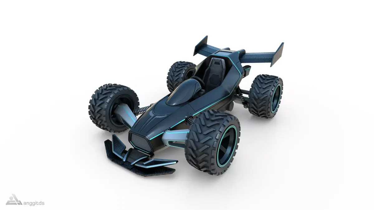 Off road Go Kart 3D model get