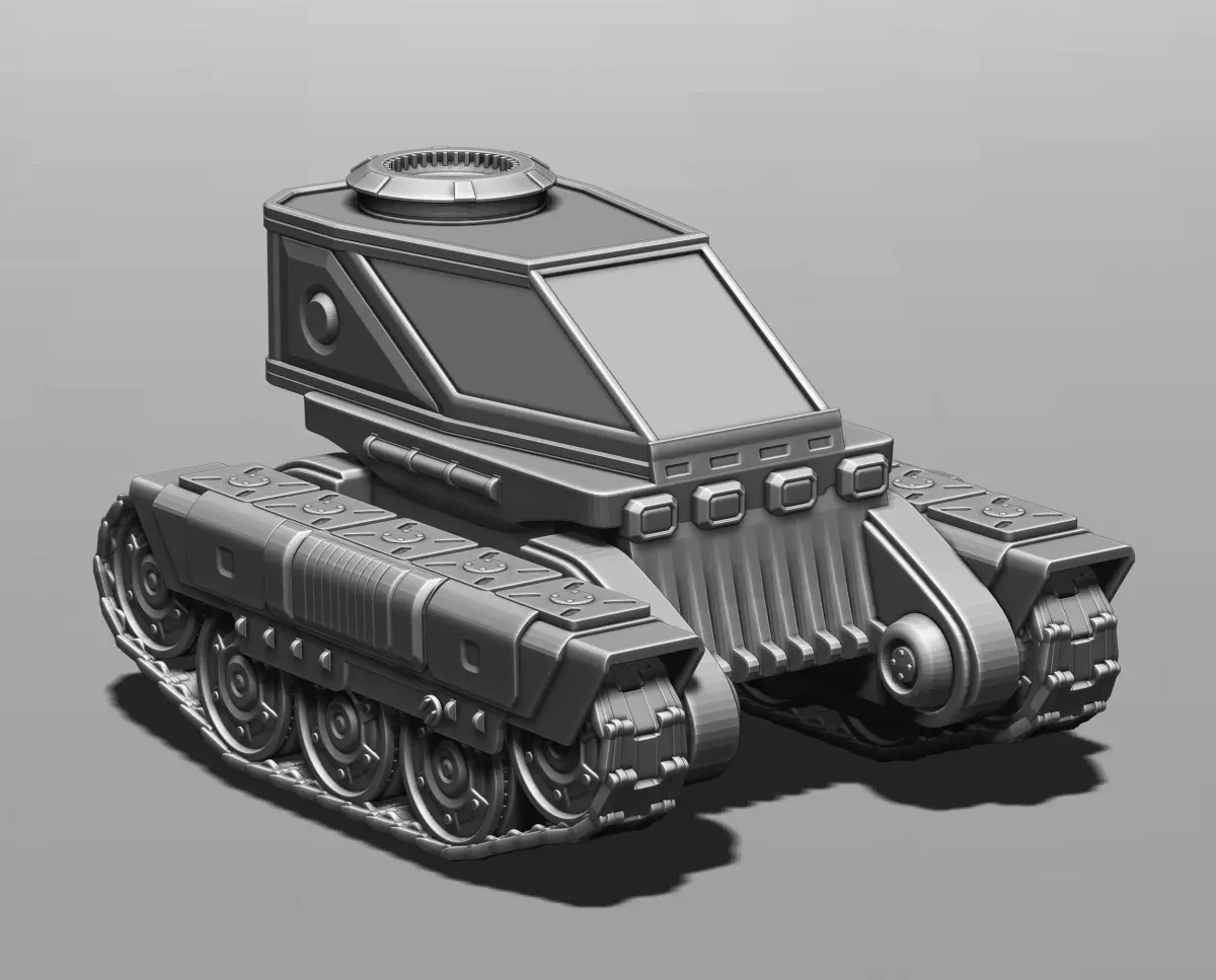 All-terrain vehicle for planetary exploration 3D print model