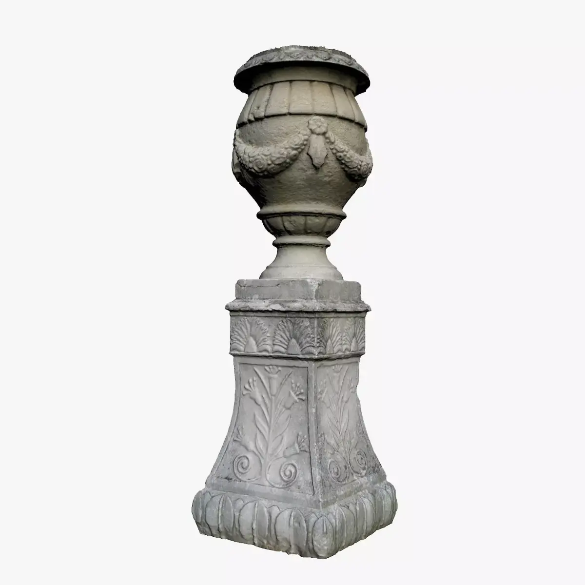 Medieval Vase Low-poly 3D model