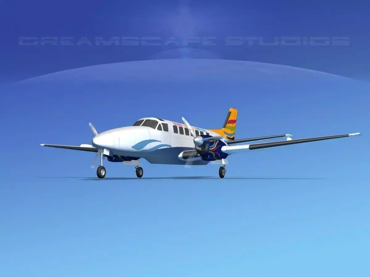 Beechcraft B99 Inter Island Charter 3D model
