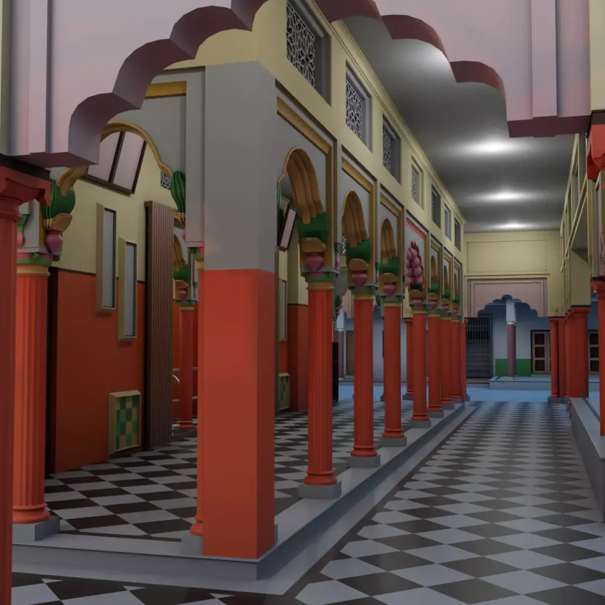 SankatMochan Hanuman Temple 3D model