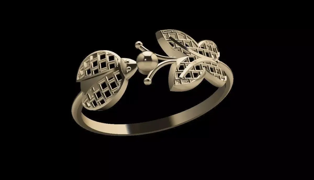 HALF RING RHINO DESIGN 3D print model