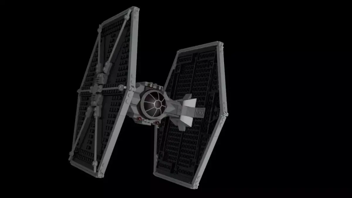 LEGO Starwars TIE fighter 3D model