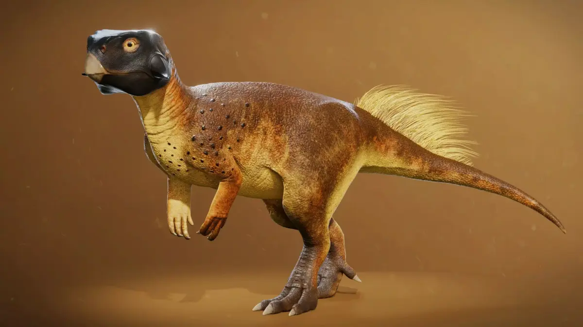 Psittacosaurus RIG  Low-poly 3D model