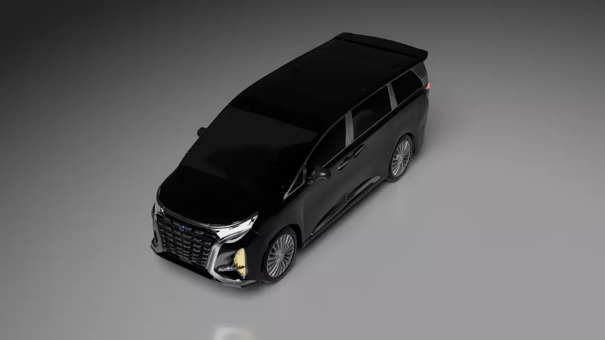 BYD DENZA D9 electric Low-poly 3D model