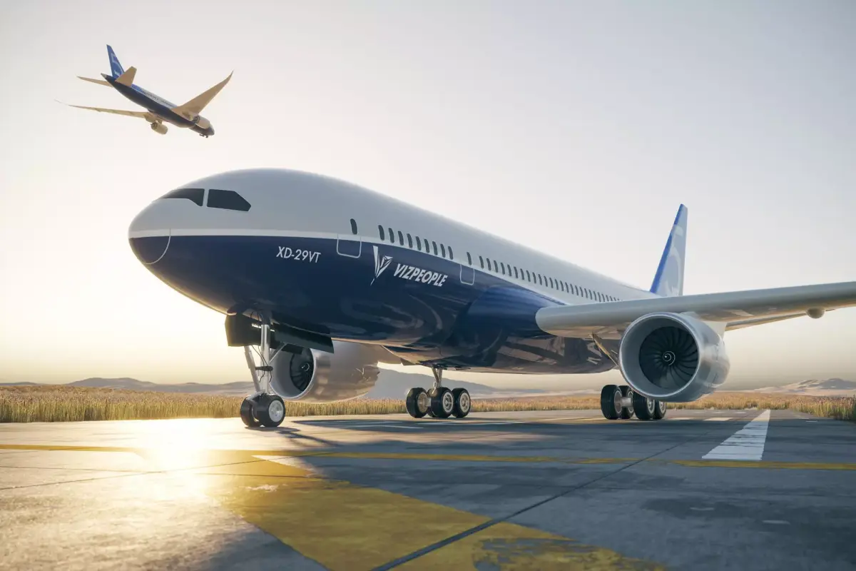 Aircraft unbranded 3D model