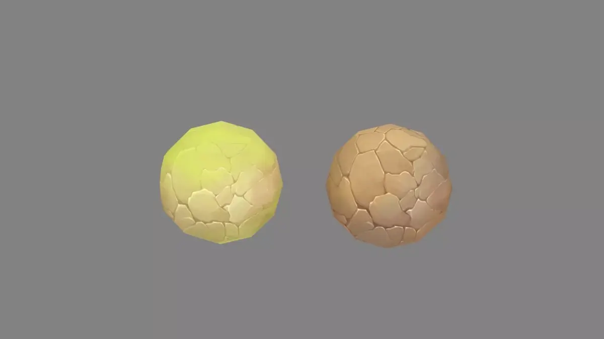 Game Trap - Cartoon Rolling Stones Low-poly 3D model