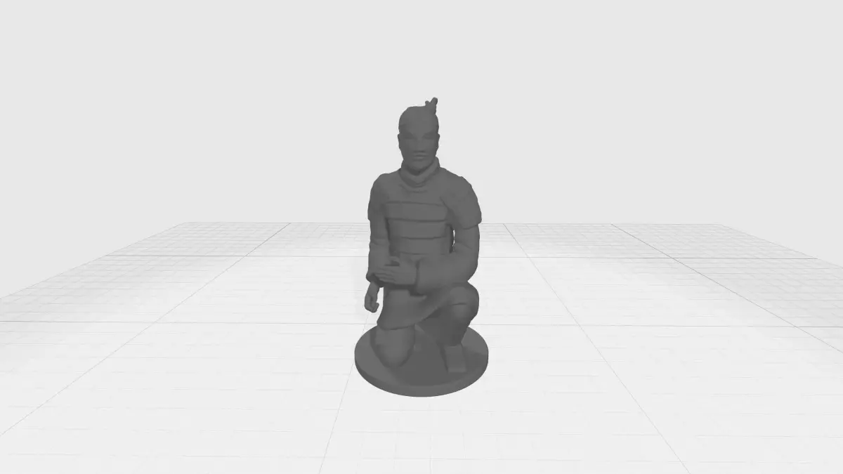 Terracotta Warriors Archer 3D Model 3D print model buy