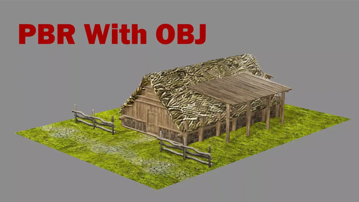 Medieval Viking House 05 Game Ready Low-poly 3D Model Low-poly 3D model purchase