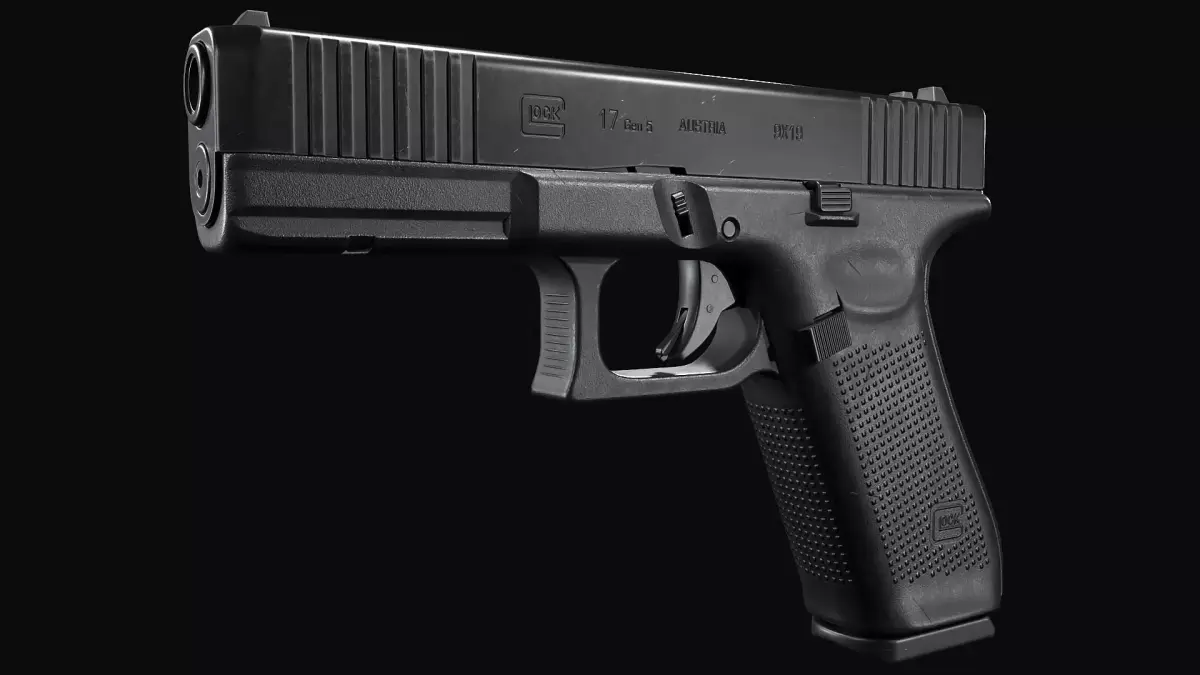 Glock G17 Gen5 Low-poly 3D model
