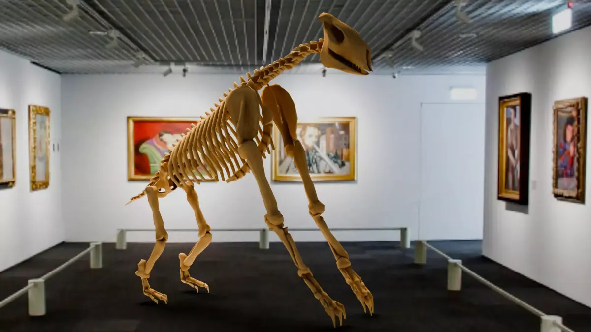 Realistic Mammals Fossil - Chalicotherium Low-poly 3D model