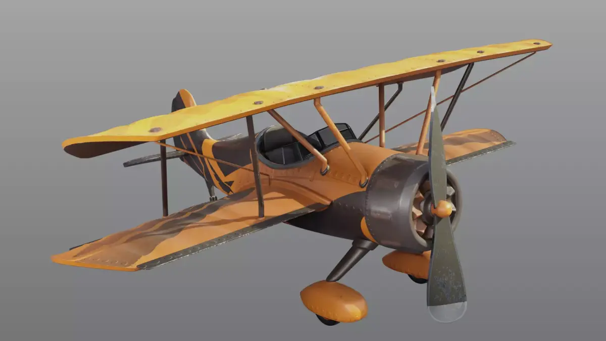 Mighty Hawk Aircraft  3D model