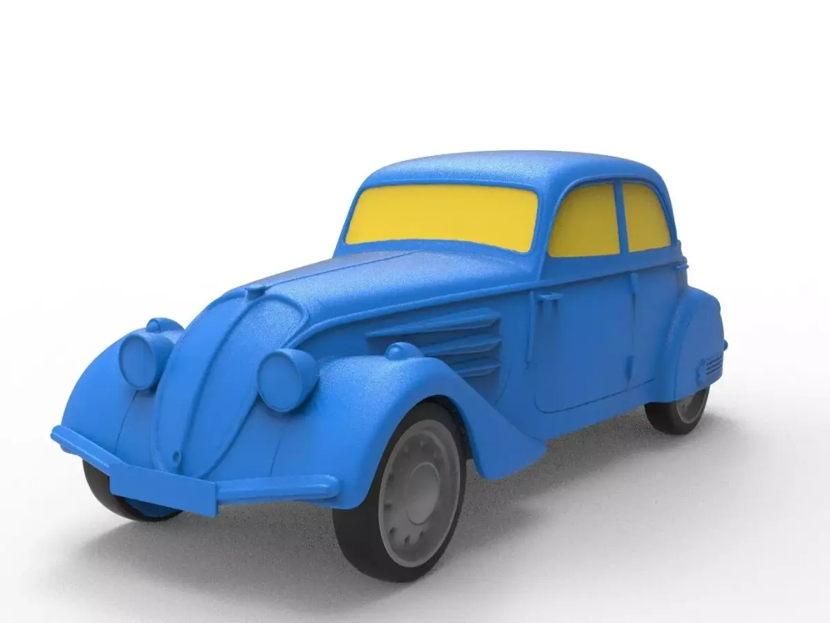 Peugeot 402 1935 Classic Car 3D print model