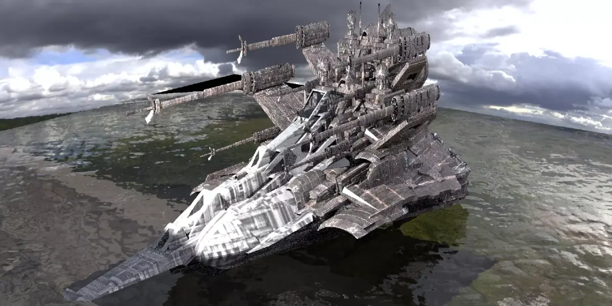 Arch Assassin Cruiser Ship 3D model