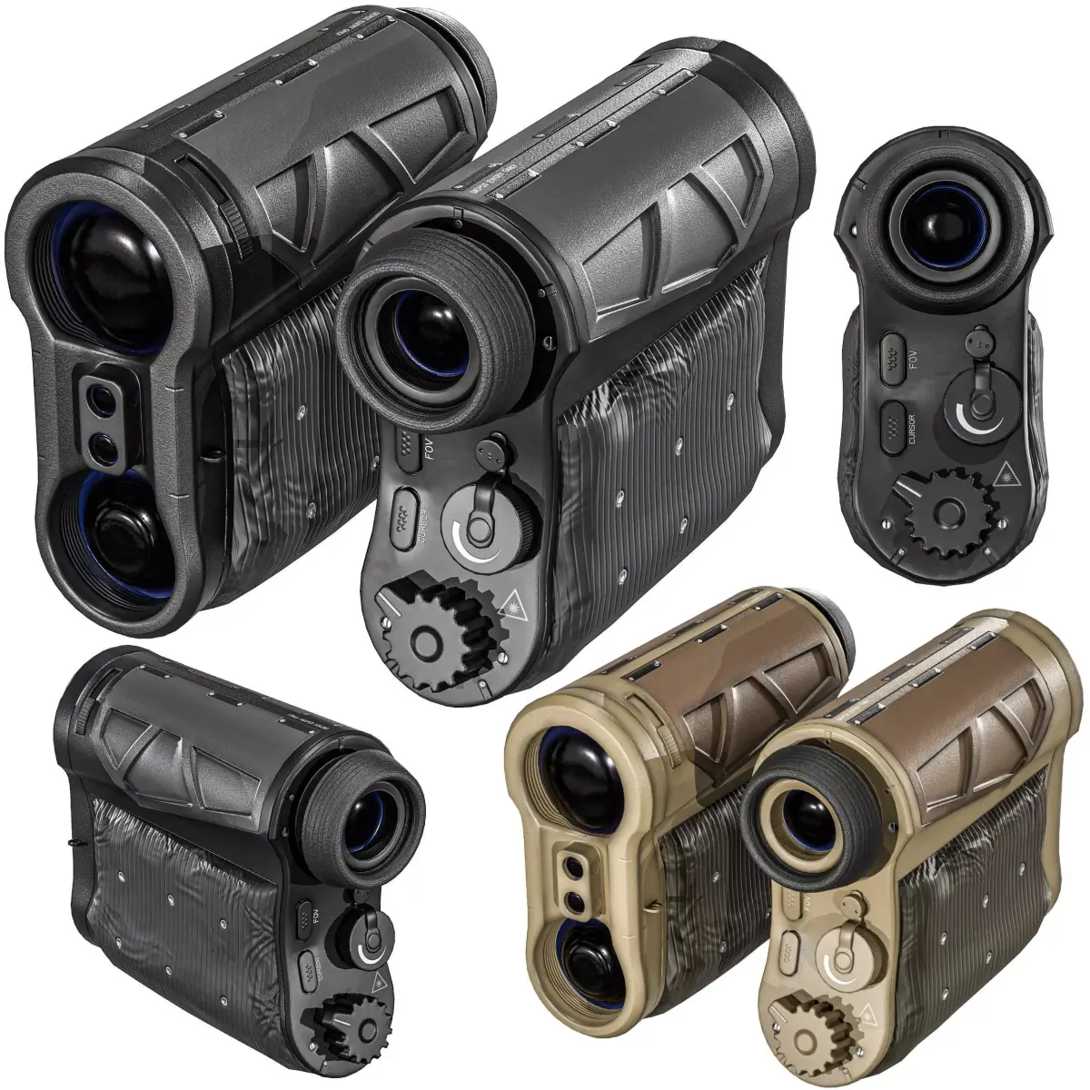 Military Rangefinder Binocular Low-poly 3D model
