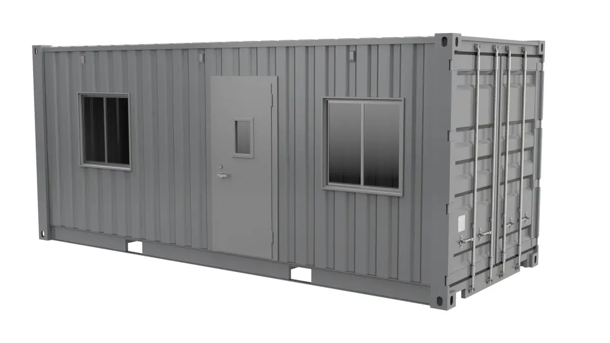 Office Container With Interior 3D model