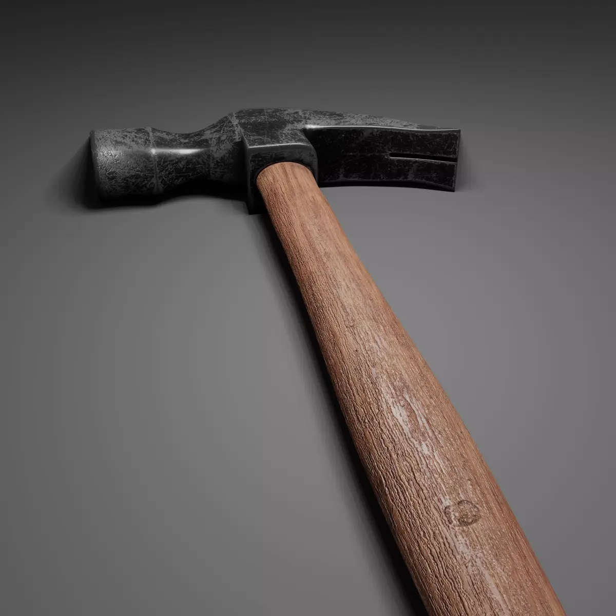 Hammer 3D Model Low-Poly Low-poly 3D model