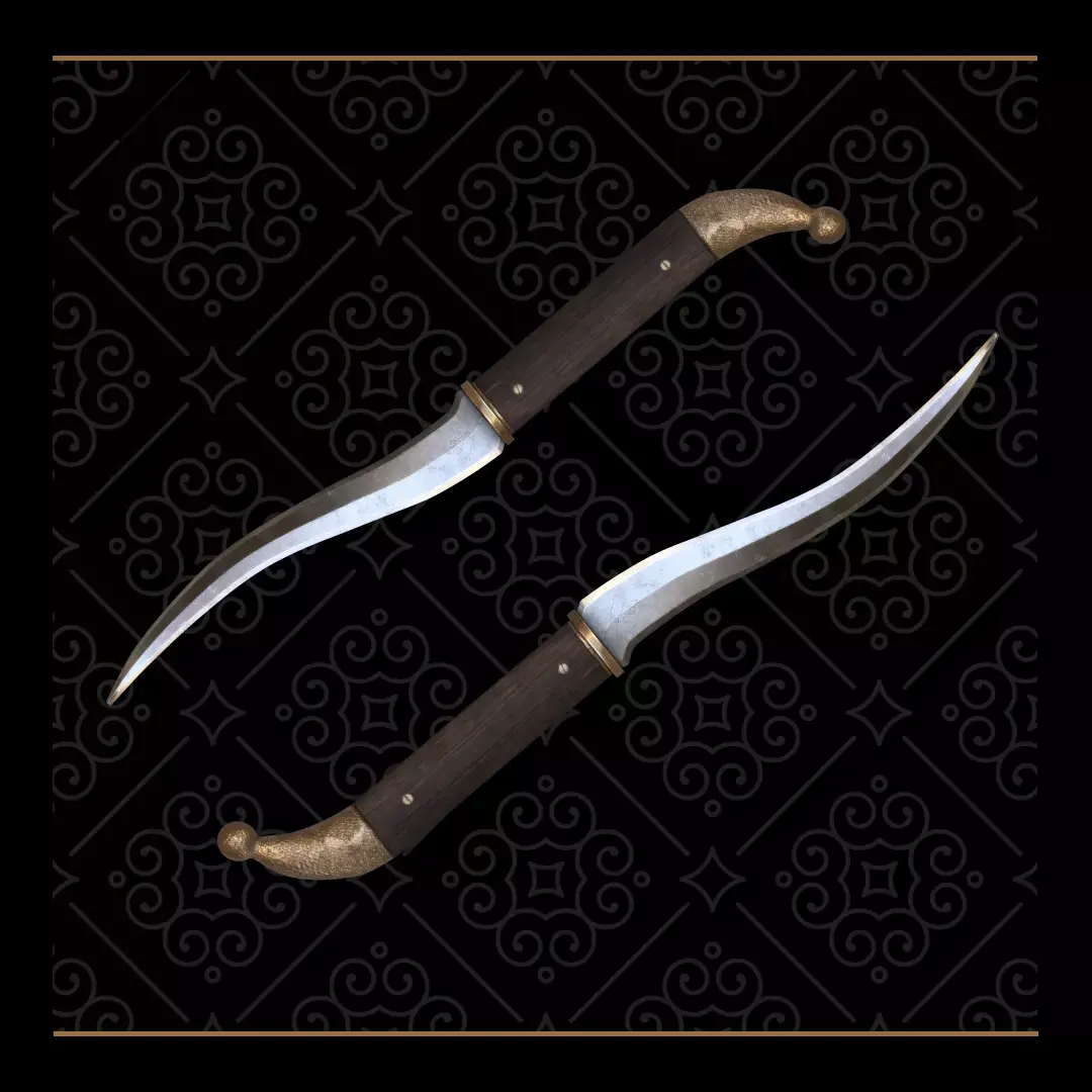 Nomad knife Low-poly 3D model