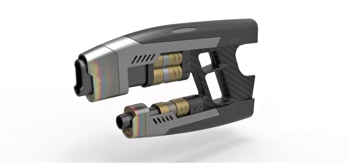 Star Lord Blaster from the movie Avengers Infinity war 2018 3D model