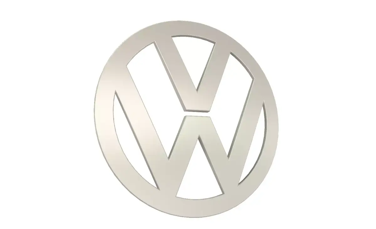 VW logo Free 3D model