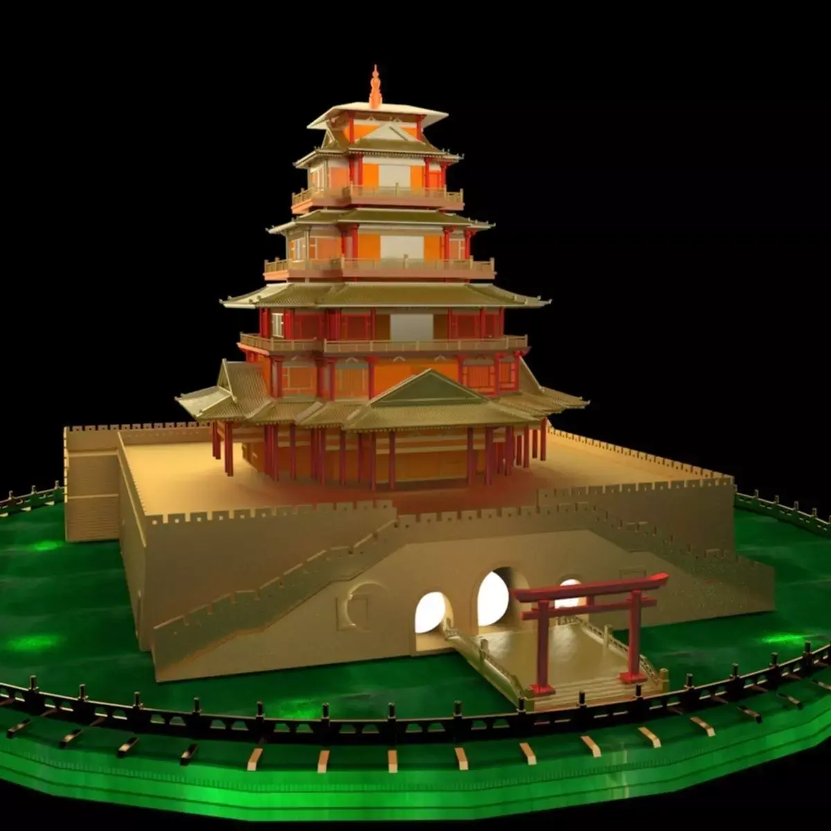 Chinese House  3D model