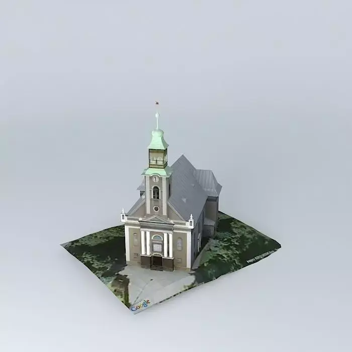 Evangelical church Bystrice nad Olsi Free 3D model